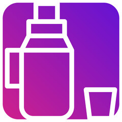 Thermos Vector Icon Design Illustration