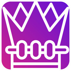 Crown Vector Icon Design Illustration