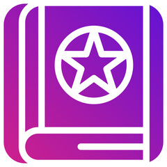 Magic book Vector Icon Design Illustration