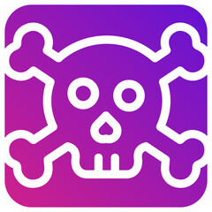Skull Vector Icon Design Illustration