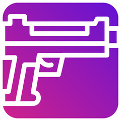 Pistol Vector Icon Design Illustration
