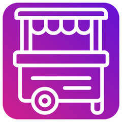 Street food Vector Icon Design Illustration