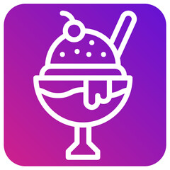 Ice cream Vector Icon Design Illustration