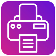 Printer Vector Icon Design Illustration