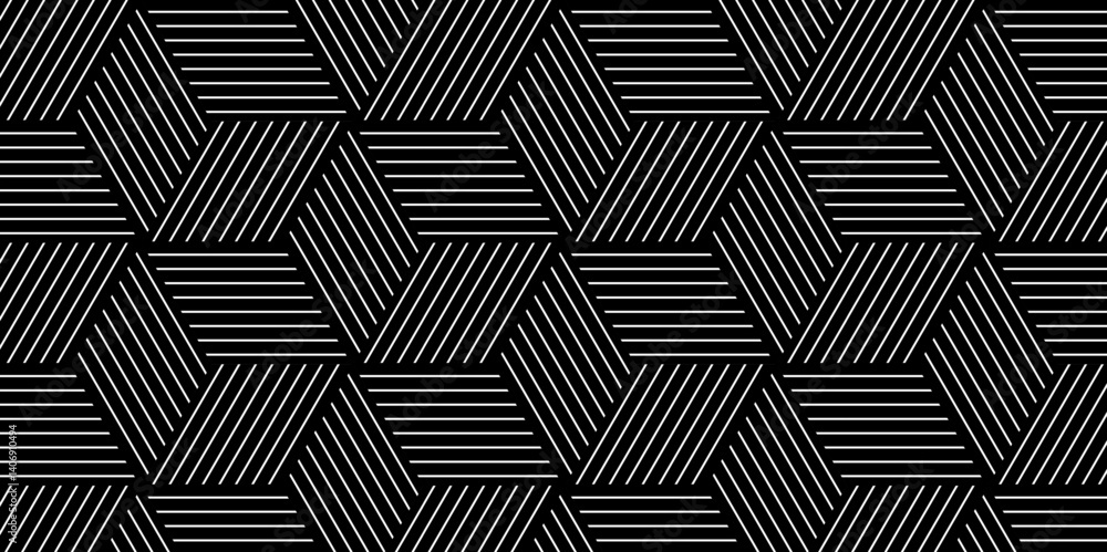 Poster vector geometric diagonal fabric waves seamless line texture. seamless pattern abstract geometric wi