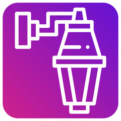 Street lamp Vector Icon Design Illustration