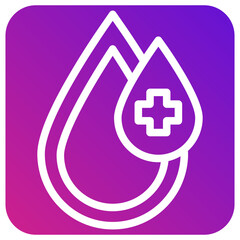 Fototapeta premium Blood Vector Icon Design Illustration