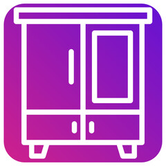 Wardrobe Vector Icon Design Illustration
