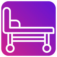 Stretcher Vector Icon Design Illustration