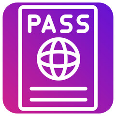 Passport Vector Icon Design Illustration