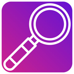 Magnifying Glass Vector Icon Design Illustration