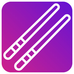 Chopsticks Vector Icon Design Illustration