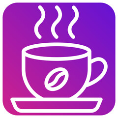 Hot Coffee Vector Icon Design Illustration