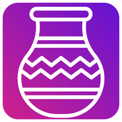 Pottery Vector Icon Design Illustration