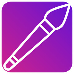 Brush Vector Icon Design Illustration