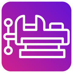 Vise Vector Icon Design Illustration