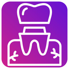 Dental Crown Vector Icon Design Illustration