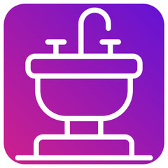 Sink Vector Icon Design Illustration