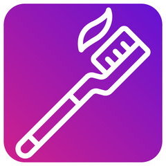 Toothbrush Vector Icon Design Illustration