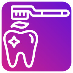 Teeth Cleaning Vector Icon Design Illustration