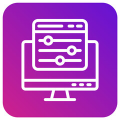 Color control Vector Icon Design Illustration