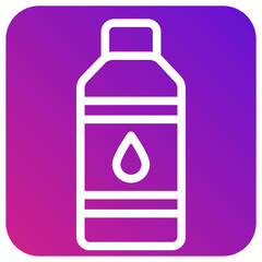 Fototapeta premium Water Bottle Vector Icon Design Illustration