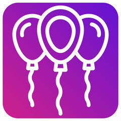 Balloons Vector Icon Design Illustration