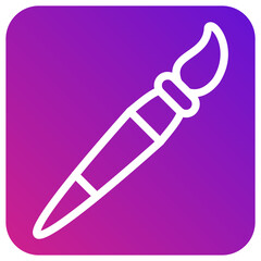 Paint Brush Vector Icon Design Illustration