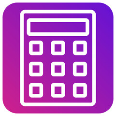 Calculation Vector Icon Design Illustration