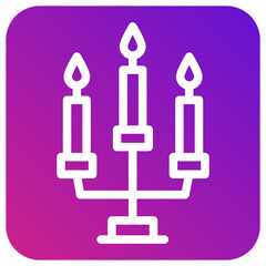Candles Vector Icon Design Illustration