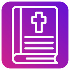 Obraz premium Bible Vector Icon Design Illustration