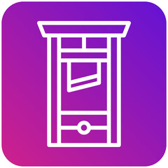 Guillotine Vector Icon Design Illustration
