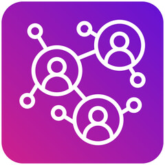 Business Network Vector Icon Design Illustration