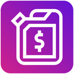 Oil Price Vector Icon Design Illustration