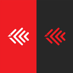 Obraz premium fishbone icon vector illustration template design