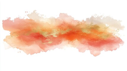 Obraz premium Abstract Watercolor Background with Gold Accents