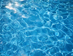 Obraz premium プールの水面 夏