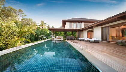swimming pool in hotel