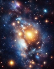 Obraz premium space background with stars