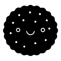  a-cute--biscuit-on-white-background