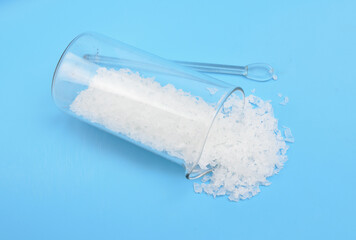 Polyvinyl alcohol PVOH, PVA, or PVAl is a water-soluble synthetic polymer.