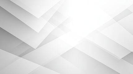 Fototapeta premium Abstract White Gray Layers Background with Geometric Shapes and Modern Design