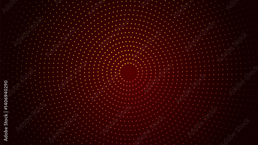 Poster abstract blue dynamic circle dotted texture ,dark blue background with copy space. modern futuristic