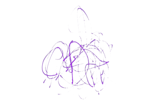 Purple grunge pen lines, messy lines, hand drawn sketch, abstract doodle, isolated chaotic lines, grunge overlapping lines texture, artwork, ink, transparent background.