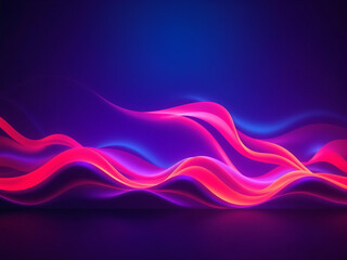 Abstract wavy pattern consisting of pink and blue