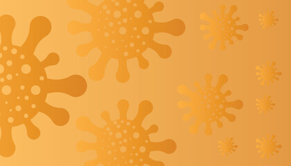 Virus Vector background design for banner, greeting card, poster, prints, social media post ,flyer , T shirt with background.