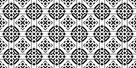 Seamless Transparent Retro Vintage Art Deco Geometric Pattern Background