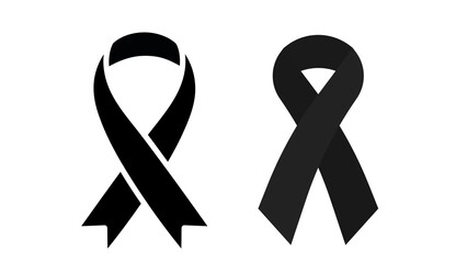 Emotional sorrow and mourning concept with empty background in vector illustration.