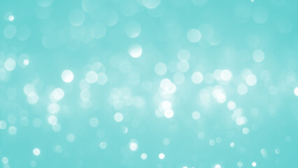 Light blue background with bokeh effect creating a soft and dreamy atmosphere. Luxurious background with stunning bokeh light, Design for both web and print display background.
