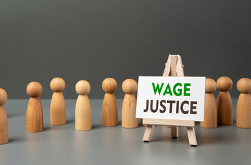 Wage Justice. Fair compensation, equal pay, and income equity for all workers regardless of role, gender, or background. Social fairness in labor markets.